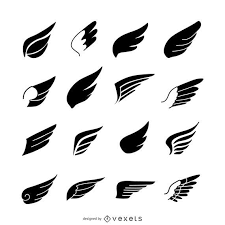 Wings Icon Logo Set Ad Spon Ad Icon Logo Set Wings Wings Icon Wings Artwork Feather Logo