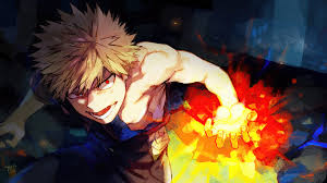 Bakugo's explosion causes his sweat to produce nitroglycerin which is essential to create explosion. 302179 Katsuki Bakugo My Hero Academia 4k Wallpaper Mocah Hd Wallpapers