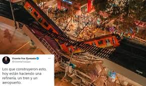 Se desploma estructura en línea 12 del metro cdmx y cae tren. Oh0cd1a8mizbcm