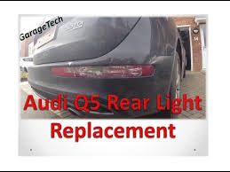 Audi Q5 Rear Light Unit Replacement Youtube