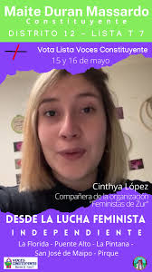 Vota consciente e informado!, Vota #ListaT #vocesconstituyentes , #Número7 