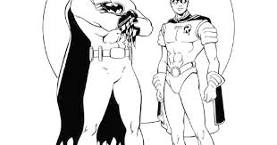 Kentscraft The Super Hero Cartoon Robin Coloring Pages