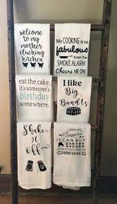 Kitchen Towel Flour Sack Tea Towel Dish Towel Funny Tea Towels Diy Dish Towels Diy Towels