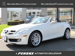 Used Mercedes Benz Slk Class Serving Washington D C Fairfax Arl Va At Mercedes Benz Of Tysons Corner Used Mercedes Benz Mercedes Benz Mercedes Benz Slk