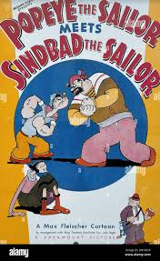 POPEYE THE SAILOR MEETS SINDBAD THE SAILOR 1936 Paramount Pictures animated  cartoon Stock Photo - Alamy