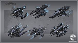 Redeemer Gunship Exterior Tobias Frank Gunship Spaceship Art Concept Ships
