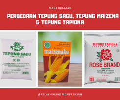 Orang indonesia mengenal beberapa macam tepung, diantaranya adalah tepung beras, tepung ketan, tepung gandum, teping mokaf dan tepung tapioka. Beda Tepung Tapioka Dan Sagu Nasi