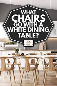 Buy white dining room furniture sets online. What Chairs Go With A White Dining Table Home Decor Bliss