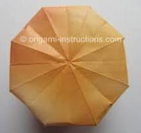 Origami Octagonal Container Folding Instructions