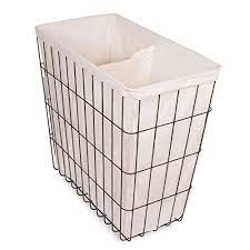Find hamper laundry in canada | visit kijiji classifieds to buy, sell, or trade almost anything! Buy Birdrock Home Wire Double Laundry Hamper With Liner Modern Age Removable Liner Easily Transport Laundry Decorative Rustic Metal Frame 2 Compartments Online In Indonesia B01hr0xjbc