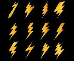 Lightning Icons Collection Lightning Bolt Lightning Logo Lightning