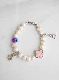 Baby Girl Bracelet From Pearl Beads Illusion Boutique