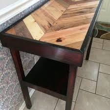 Instagram Photo By Karib819 Karib819 Via Iconosquare Chevron Wood Table Wood Pallets Wood Diy