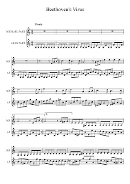 This opens in a new window. Beethoven S Virus Sheet Music For Violin String Duet Musescore Com