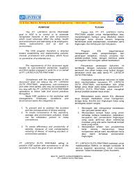 Diposting oleh profil sdn 5 sidomulyo di 00.26. Hse Manual Lintech Pt Lintech Duta Pratama