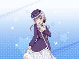 Yukina has curved, soft gold eyes and long silver hair worn loose with some type of hair decoration. Yukina Minato Costume Designer Bestdori The Ultimate Bang Dream Gbp Resource Site