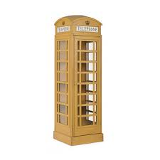 Una cabina telefonica come casa, iasmina salvata dagli abitanti del suo quartiere. Mobile Libreria Vetrina Colore Giallo Senape A Forma Di Cabina Telefonica Inglese Stile Industrial