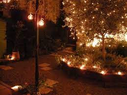 Photo Of The English Garden At Night Outdoor Deck Lighting Outdoor Deck Deck Lighting
