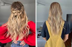 How to french braid hair with extensions. 3 Braided Hairstyles To Try With Halo Hair Extensions Sitting Pretty