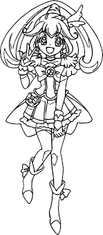 glitter force coloring pages cure peace page wecoloringpage entitlementtrap com candy coloriage de casque renard