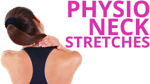 Physio Neck Exercises Stretch Relieve Routine Youtube Neck Exercises Neck And Shoulder Muscles Physio