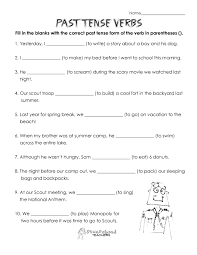 New 648 Past Tense Worksheets For Year 1 Tenses Worksheet