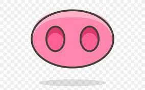 Domestic Pig Nose Png 512x512px Pig Domestic Pig Emoji Emoticon Magenta Download Free