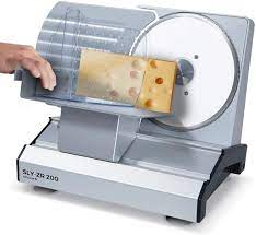 ikohs sly zr200 elektro schneidemaschine 200 w inkl 2 klingen aus edelstahl handschutzsystem extra dunnes schneidesy schneidemaschine edelstahl aufschnitt