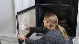 Everything that burns inside the fireplace makes the glass dirty; How To Open And Clean Gas Fireplace Glass Her Tool Belt