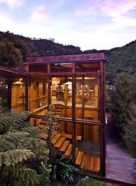 La Maison De Mes Reves Pete Bossley Architects Waterfall Bay House Maison Sur La Cascade Maison Bois Maison D Architecture