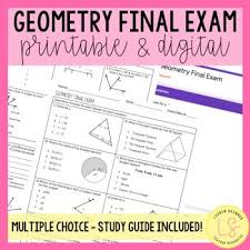 I just need the health semester test answers. Geometry Final Exams Worksheets Teaching Resources Tpt
