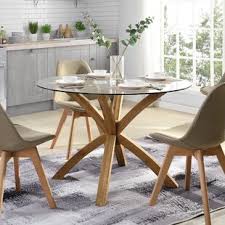 The east west furniture boston 5 piece round dining table set with wooden seat chairs is a solid round dinette table with four legs for structure. Dark Wood Round Dining Table Wayfair Co Uk