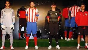 Atletico madrid is a football team from the city of madrid, spain. New Atletico Madrid Kits 12 13 Nike Atletico Madrid Home Black Away Jersey 2012 2013 Football Kit News