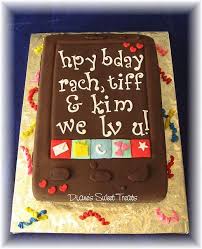 Cell Phone Cake With Text Message Cake Sweet Treats Treats