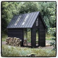 Little Black Cabin Cabin Cabinlife Cabincrew Offgrid Unplugged Nature Organic Outdoors Moun Tiny House Cabin Small House House Design