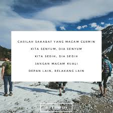 5,031 likes · 22 talking about this. Cari Kawan Yang Macam Cermin Bukan Macam Kuali Dahhabaqdah Tag Kawan Hangpa Quotes Rindu Quotes Sahabat Islamic Inspirational Quotes