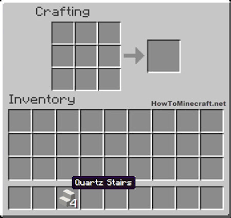 Design custom skins with tynker's minecraft skin editor. How To Make A Quartz Stairs In Minecraft How To Minecraft