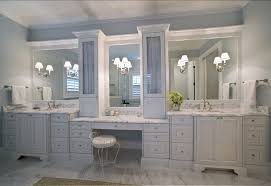 Bathroom With His And Hers Vanity Bathroom Studio M Interior Design Inc Bathroom Counter Storage Bathrooms Remodel Bathroom Remodel Master