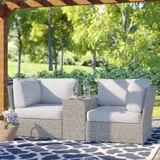 Sol 72 Outdoor Merlyn 3 Piece Seating Group With Cushions Wayfair In 2020 Seating Groups Outdoor Furniture Sale Outdoor Furniture