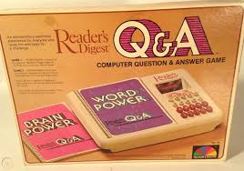 If you fail, then bless your heart. Vintage Reader S Digest Q Amp A Computer Game 1980 Selchow Amp Righter Complete 1826024639