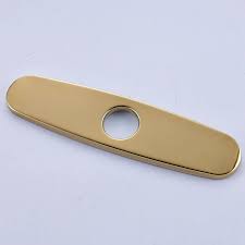 The sink cover plate covers the exposed holes where the tap were previously. Other Home Plumbing Fixtures 10 Bathroom Kitchen Sink Faucet Hole Cover Deck Plate 3 Hole Cover Cap Brass Home Garden