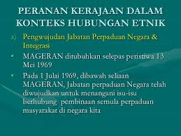 Hubungan Etnik Sumbangan Kerajaan Masyarakat