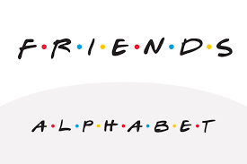 Alphabetize words, text, lists, and similar information. Printable Alphabet Of The Friends Tv Show Font Friends Tv Show Gifts Friends Font Friends Tv