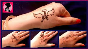 Lotus half & half groom mehndi . Free Mehndi Design Letter Afalse Watch Online Khatrimaza