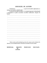 Stalpi se10 si se11 pe pozitie de stalp de intindere terminali sunt plantatai ca si cand ar fi stalpi de intindere in aliniament! Dispozitie De Santier Formular