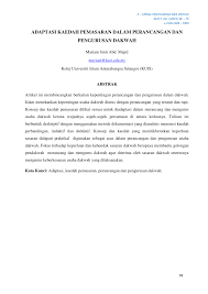 Check spelling or type a new query. Pdf Adaptasi Kaedah Pemasaran Dalam Perancangan Dan Pengurusan Dakwah