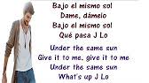 Yo quiero que este sea el mundo que conteste. Alvaro Soler Ft Jennifer Lopez El Mismo Sol Lyrics English And Spanish Translation Meaning Youtube