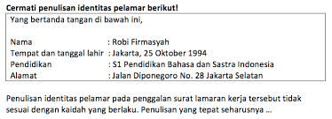 Perbaikan penulisan alamat surat yang benar adalah. Remedial Slp Education Quizizz