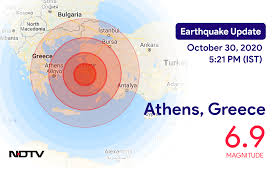 Earthquakes today compiles data on the last 24 hours of earthquakes based on data from the usgs. Earthquake Near Athens Greece Today With Magnitude 6 9 Justanews