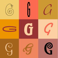 So hat etwa der buchstabe a den buchstabenwert 1 und der buchstabe z den buchstabenwert 26. The Letter G Fonts Com Fonts Com